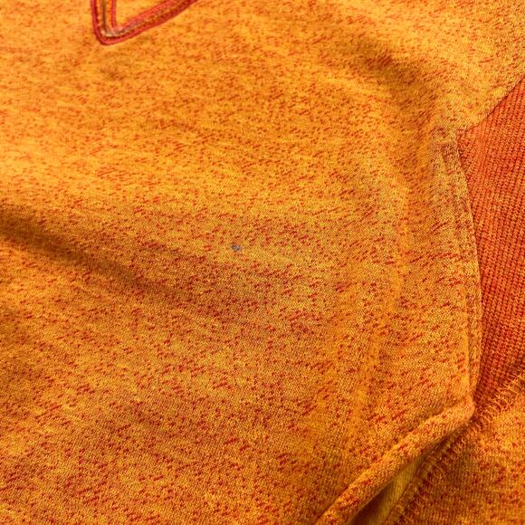 Fox Racing Women's Orange Crewneck Sweatshirt Shirt Size Medium Front Pocket - Picture 6 of 6